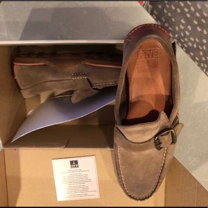 Frye Harris Buckle Loafers